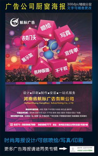廣告宣傳海報設計素材與代理服務指南